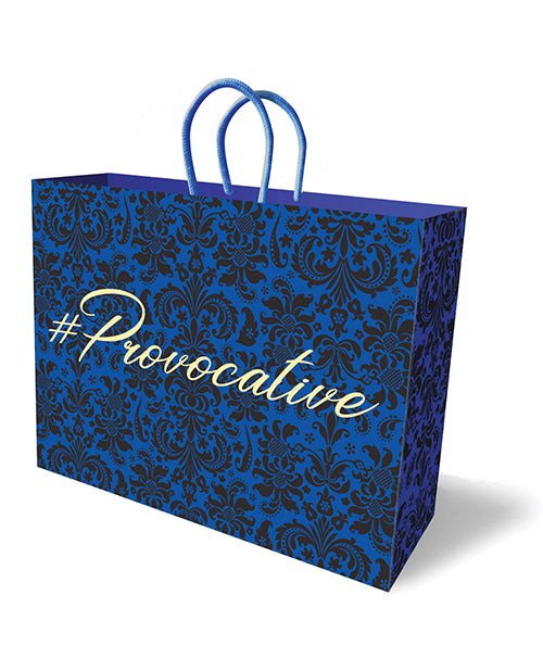 Royal Blue Fleur-de-Lis Gift Bag by Little Genie Productions and Candyprints Product Image.