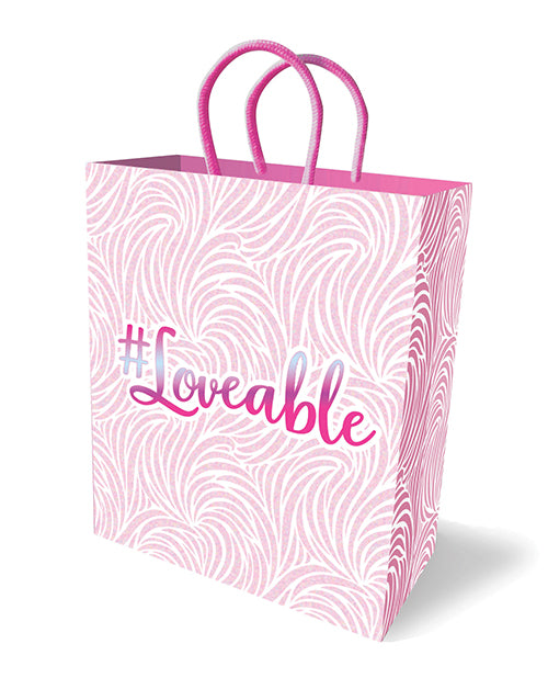 Luxurious Pale Pink Loveable Gift Bag - featured product image.