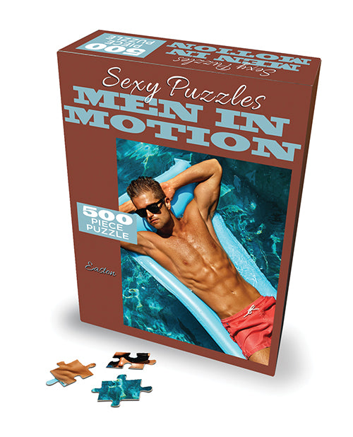 Rompecabezas sexy de 500 piezas de Men In Motion - featured product image.