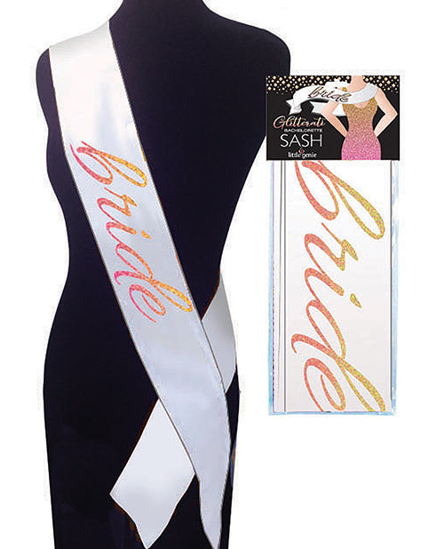 Glitterati Bride Sash - Sparkling 68-Inch Party Accessory - featured product image.