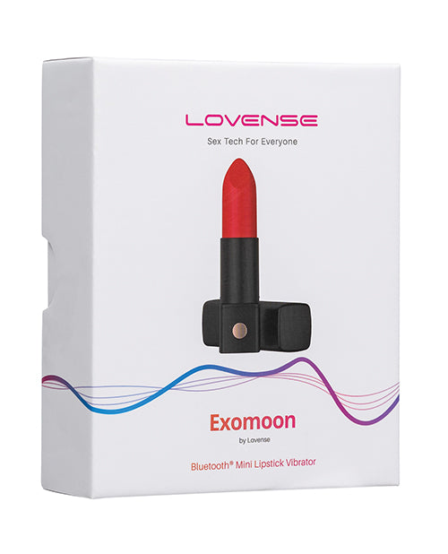 Lovense Exomoon: Vibración de lápiz labial rojo 🌹 Product Image.