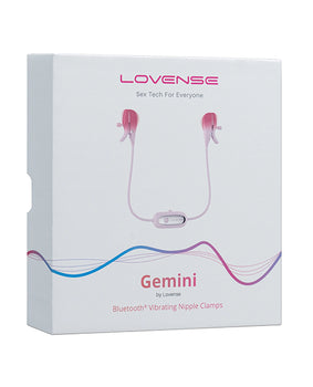 Pinzas para Pezones Vibradoras Lovense Gemini Pink: Placer Controlado por App - Featured Product Image