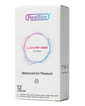 Preservativos Lovense RealSize: placer y seguridad a medida