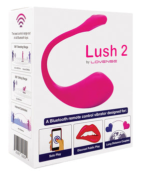 Lovense Lush 2.0: Vibrador activado por sonido - Rosa - Potencia y deleite sensorial inigualables - Featured Product Image