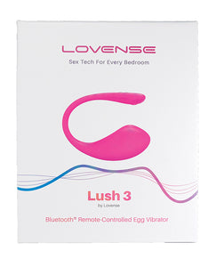 Lovense Lush 3.0 Sound Activated Camming Vibrator in Pink - Experience Pleasure Redefined