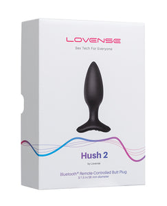 Lovense Hush 2 Luxurious Silicone Vibrating Butt Plug