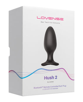 Plug anal de silicona Lovense Hush negro: máxima comodidad y control - Featured Product Image