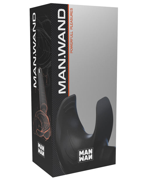 Man.Wand Black: Customisable Pleasure & Unique Sensations Product Image.