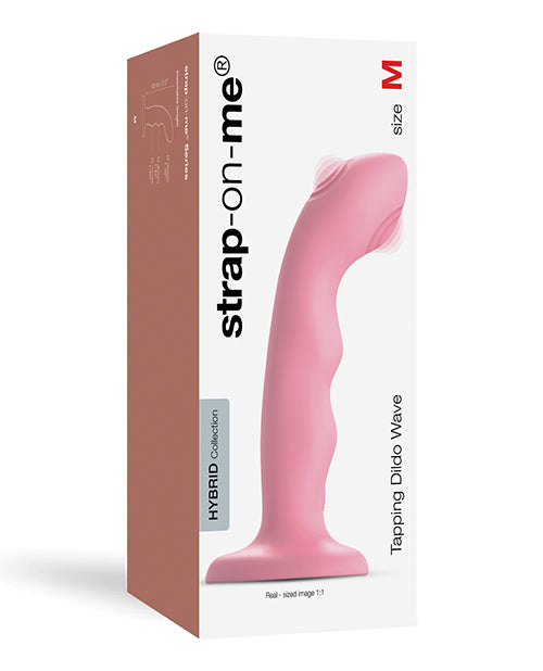 Strap on Me Tapping Consolador Wave - Rose Coral: Libera la dicha sensorial - featured product image.
