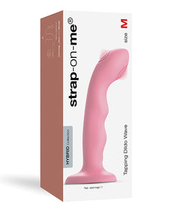Strap on Me Tapping Dildo Wave in Rose Coral