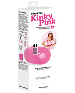 Love to Love Sexy Pills Mini Masturbator - Kinky Pink