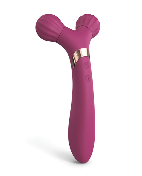 Shop for the Love to Love Fireball Forked Vibrator - Plum Star: 2-in-1 Sensation at My Ruby Lips