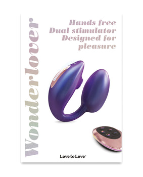 Love to Love Wonderlover Dual Stimulator - Iridescent Night: Intense Dual Stimulation & Customisable Pleasure - Featured Product Image