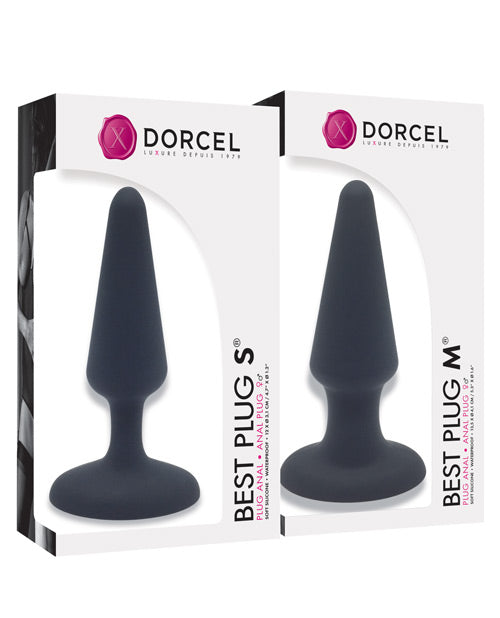 Dorcel Best Plug Starter Kit S/M - Black: Elevate Your Intimate Moments Product Image.