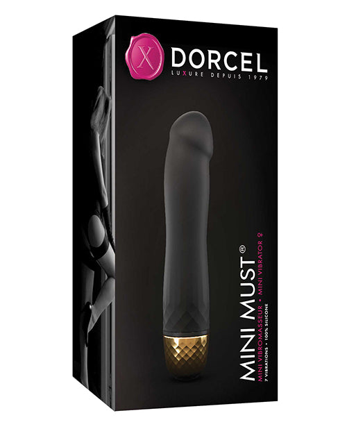 Shop for the Dorcel Mini Must Vibrator: Luxurious Black/Gold Pleasure at My Ruby Lips