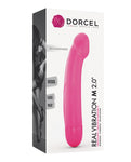 Dorcel 真實振動 M 8.6 英吋粉紅色可充電假陽具