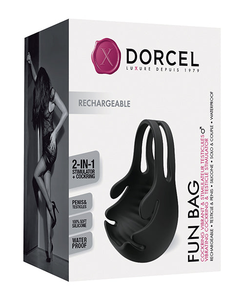 Vibrador de testículos Dorcel Fun Bag: máximo rendimiento y comodidad Product Image.