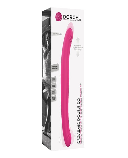 Dorcel Orgasmic Double Do 16.5" Thrusting Dong - 粉紅色：終極快樂二人組 - featured product image.