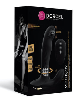 Dorcel P-Joy Triple Motor Prostate Massager - Black: Ultimate Pleasure Experience - Featured Product Image