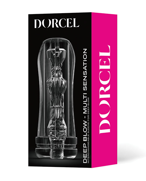 Dorcel Deep Blow Clear Sleeve: Sensational Stimulation Product Image.