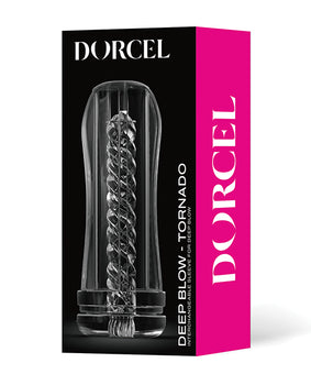 Dorcel Clear Spiral Tornado Sleeve: Transparent Pleasure Spiral - Featured Product Image