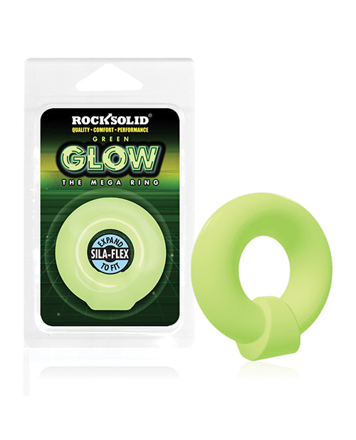 Mega anillo con brillo verde Product Image.
