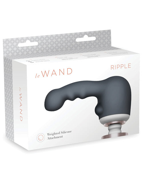 Le Wand Ripple Weighted Silicone Attachment Product Image.