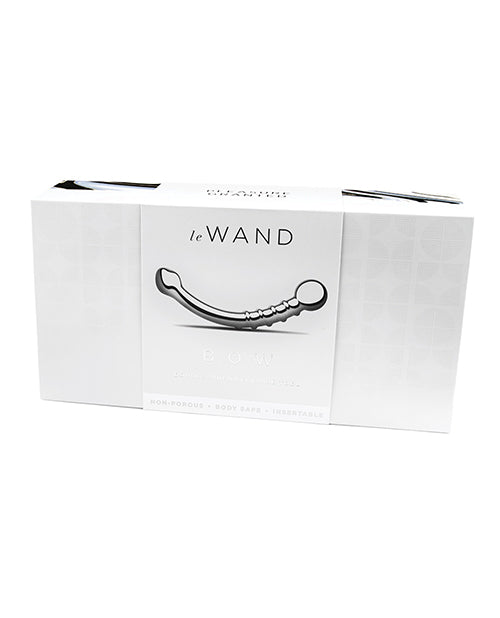 Le Wand Stainless Steel Bow: The Art of Elegance in Pleasure Product Image.