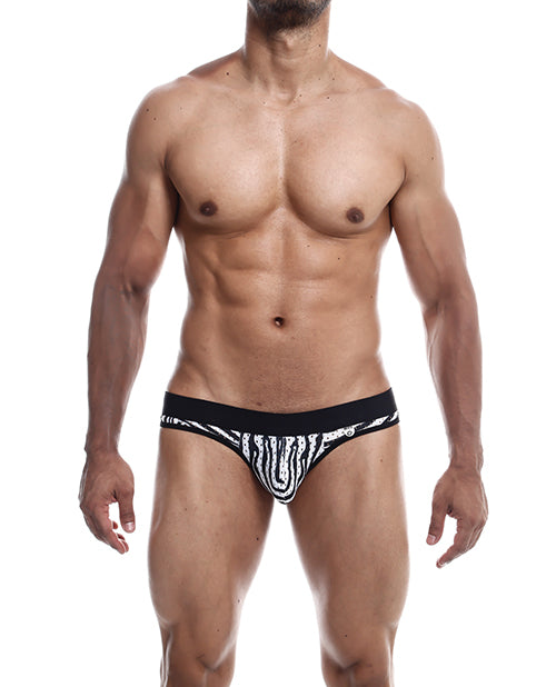 Shop for the Male Basics Mob Aero Jock Zebra: Stylish Comfort in Size Large at My Ruby Lips