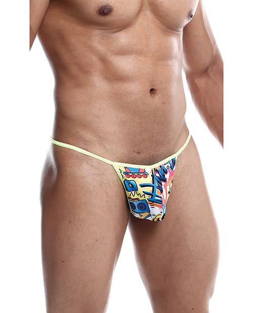 Conceptos básicos masculinos Sinful Hipster Music T Tanga G-string - featured product image.