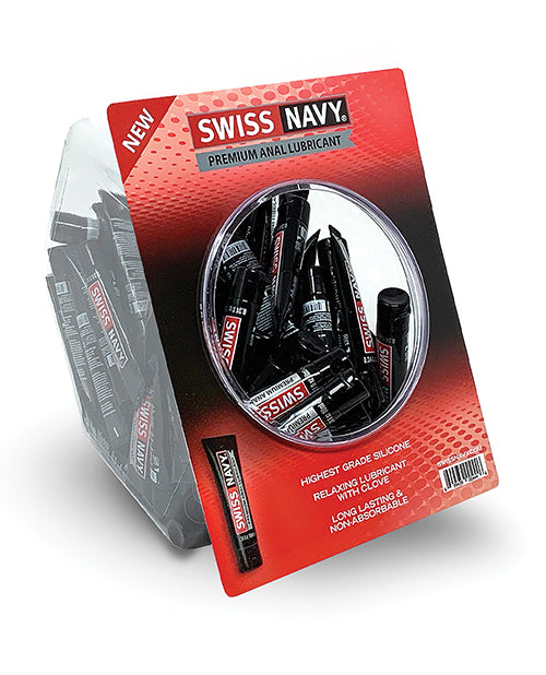 Swiss Navy Premium Anal Lubricant - 10ml x 100 Bowls Product Image.