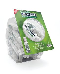 Swiss Navy Naked All Natural Lubricant Packets - 100 Count