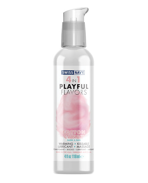 Swiss Navy 4-In-1 Cotton Candy Flavours Product Image.