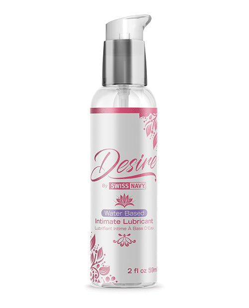 Swiss Navy Desire Water-Based Intimate Lubricant - Ultimate Pleasure On-The-Go Product Image.