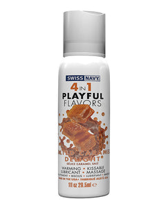 Swiss Navy 4-In-1 Caramel Delight 1 Oz Flavourful Pleasure