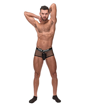 Cock Pit Fishnet Mini Cock Ring Short: placer, comodidad, confianza - Featured Product Image