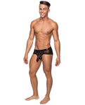 Male Power Sheer Mesh Micro Mini Short