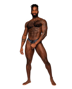 Snaked Metallic Coated Compression Sock