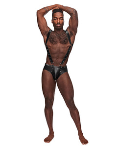Fetish Uranus Moonshine Harness Brief - Black