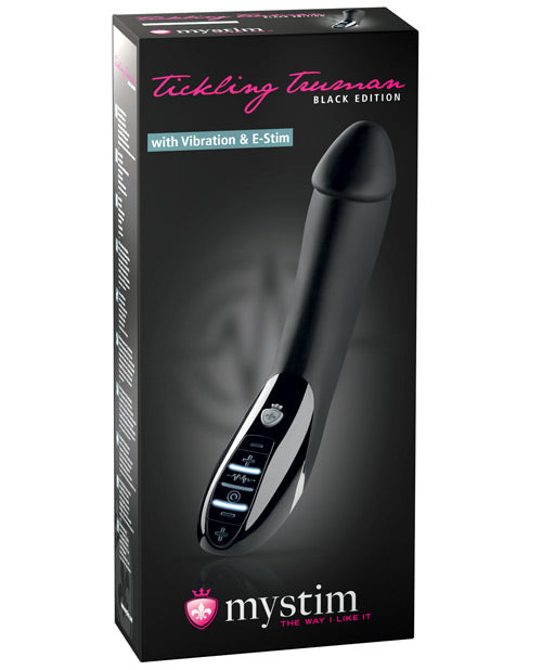 Mystim Tickling Truman eStim 振動器黑色版 - featured product image.