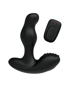Nobu X-plore U Ezra Anal Vibrator - Black: Remote-Controlled Pleasure
