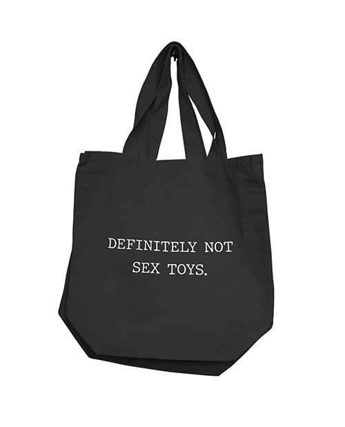 Shop for the Nobu Definitely Not Sex Toys Reusable Tote - Black at My Ruby Lips