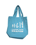 Nobu 藍色「選擇你的武器」可重複使用手提包