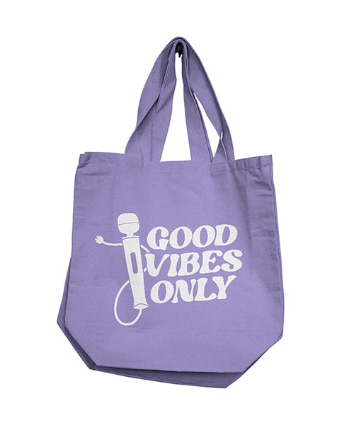 Shop for the Nobu Good Vibes Only Lilac Reusable Tote at My Ruby Lips