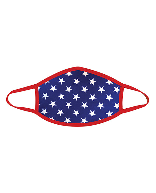 Neva Nude Murica USA Blue Star Face Mask 🇺🇸 - featured product image.
