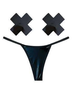 Neva Nude Naughty Knix Dom Squad Set - Black O/S - Featured Product Image
