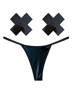 Neva Nude Naughty Knix Dom Squad Set - Black O/S