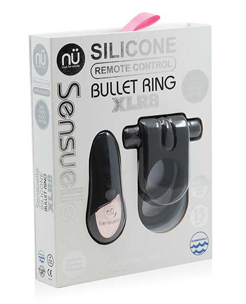 Sensuelle Silicone Remote Control Xlr8 Turbo Boost Cock Ring - featured product image.