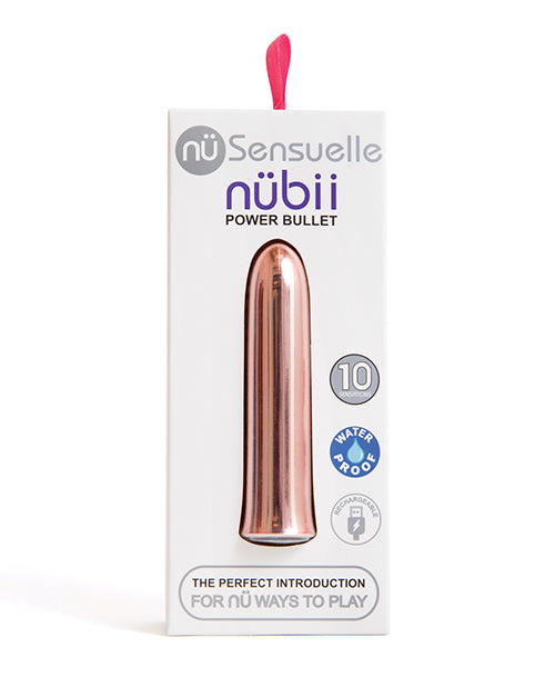 Nu Sensuelle Nubii: Vibrador tipo bala con 15 funciones: compacto, potente y discreto - featured product image.