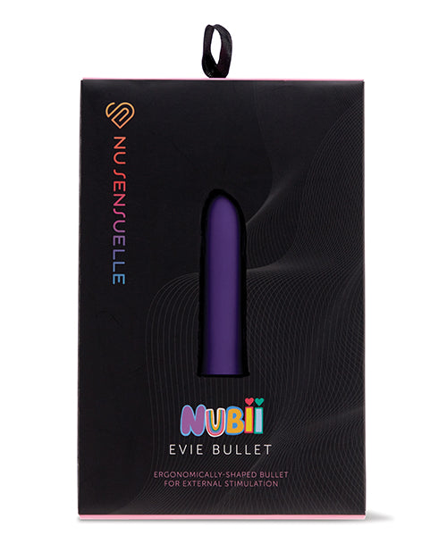 Nu Sensuelle Evie Nubii Bullet de 5 velocidades: placer personalizado en un elegante color morado - featured product image.